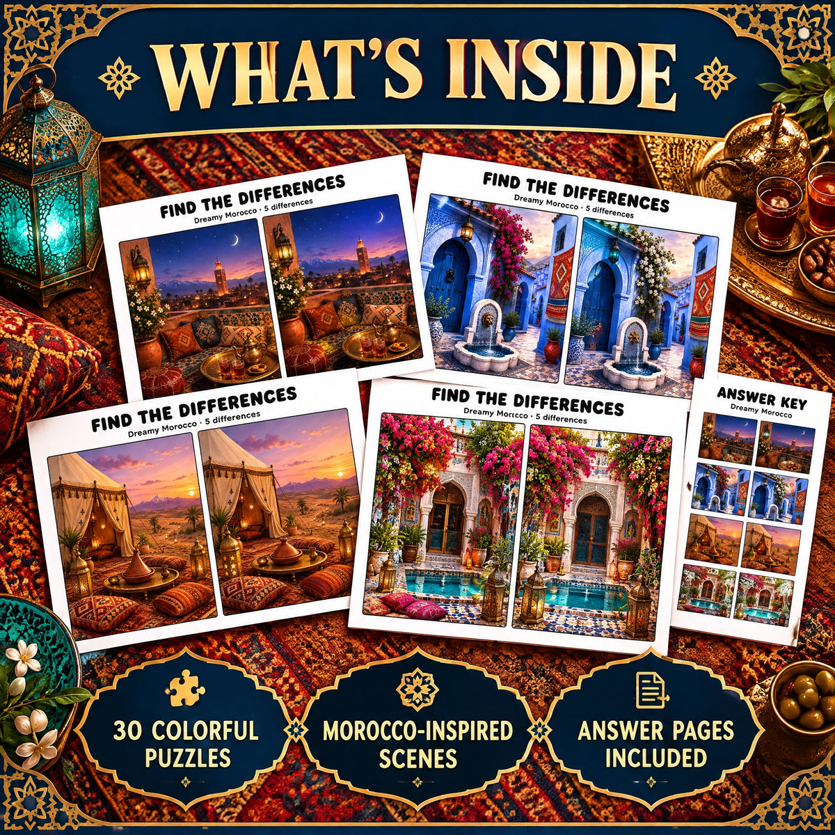 Find the Differences: Dreamy Morocco