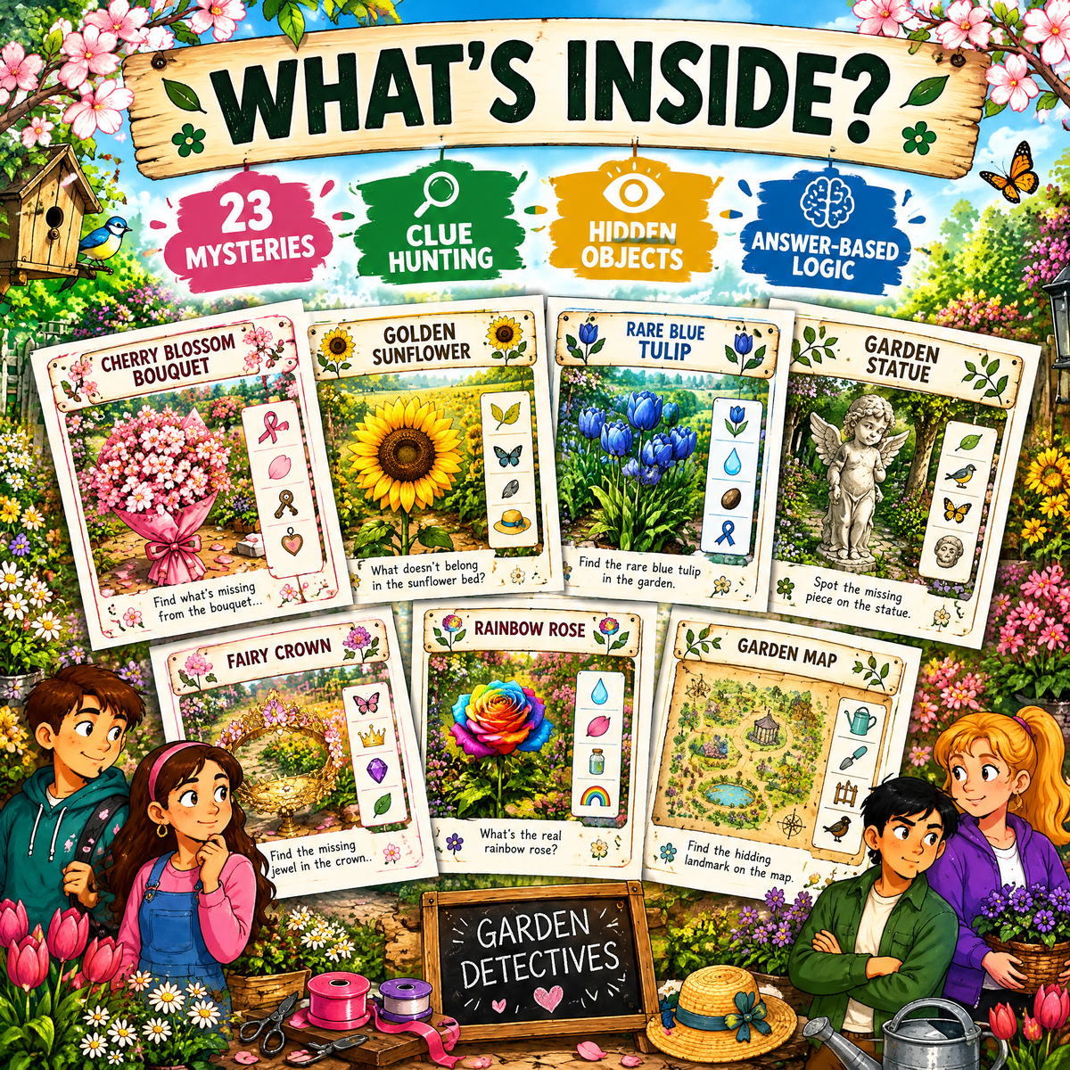 Find the Culprit: Garden Mystery