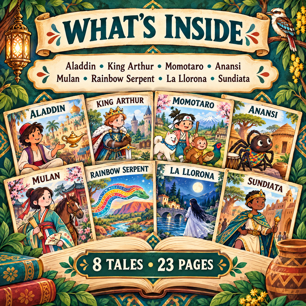 World Tales and Legends – Interactive Activity Book