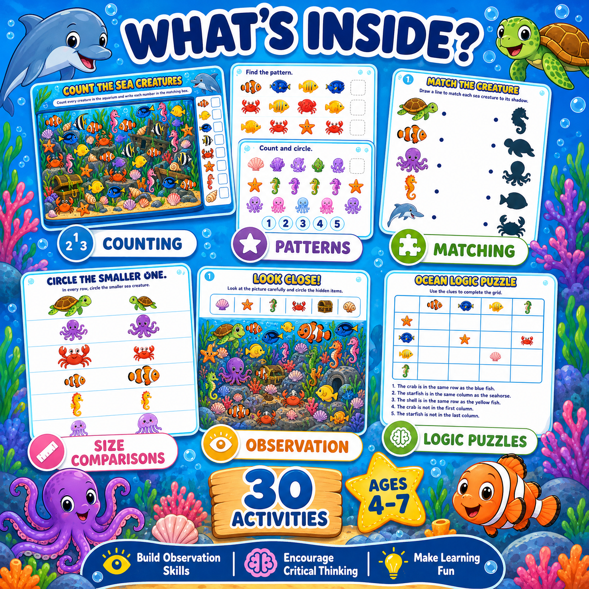 Marine Observation Games