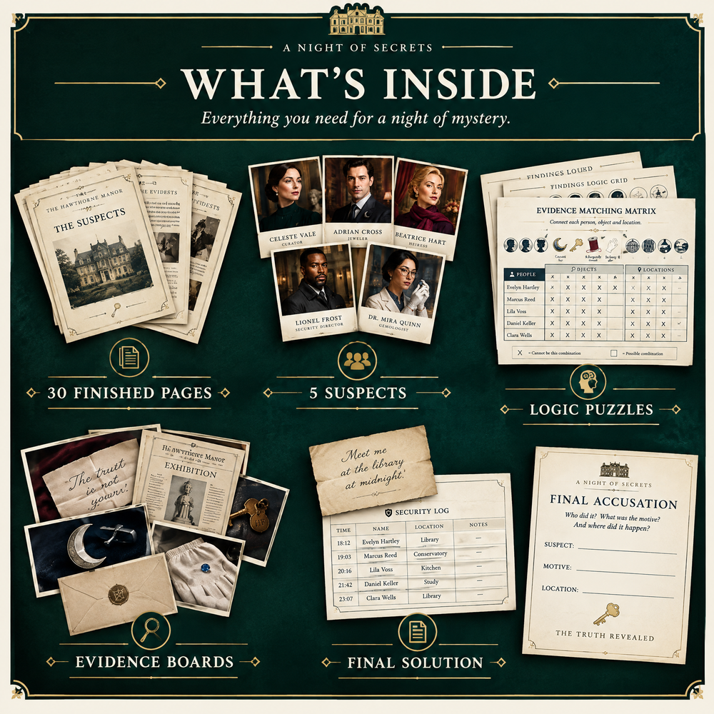The Mystery of the Stolen Emerald – Interactive Detective Investigation