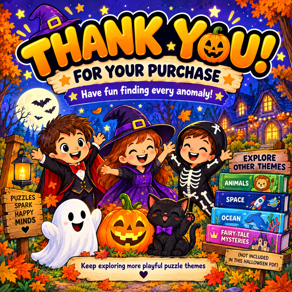 Find Anomalies Halloween Spooky theme