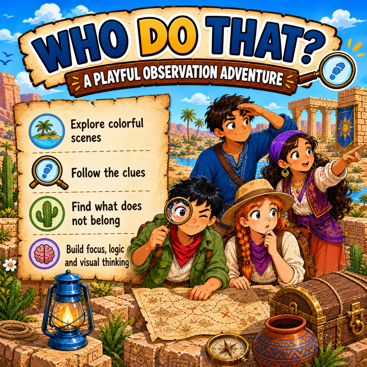 WHO DO THAT? – Find the Odd Things!