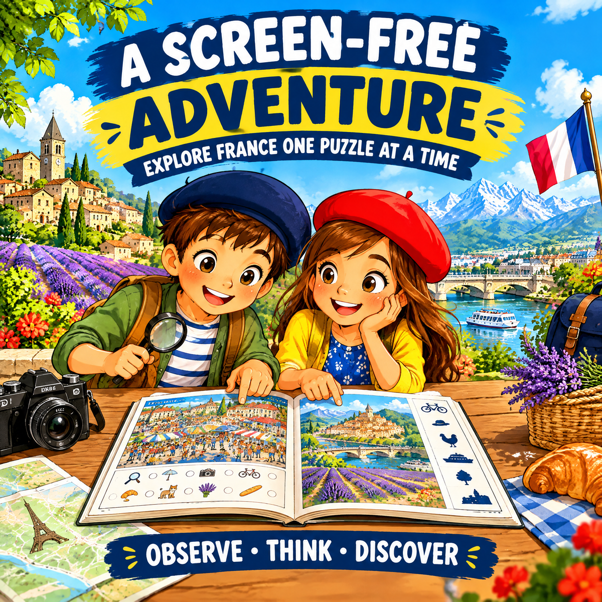 France Find the Mistakes – Printable Activity Book