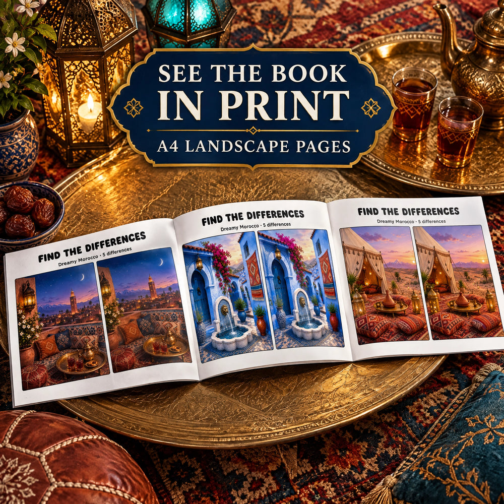 Find the Differences: Dreamy Morocco