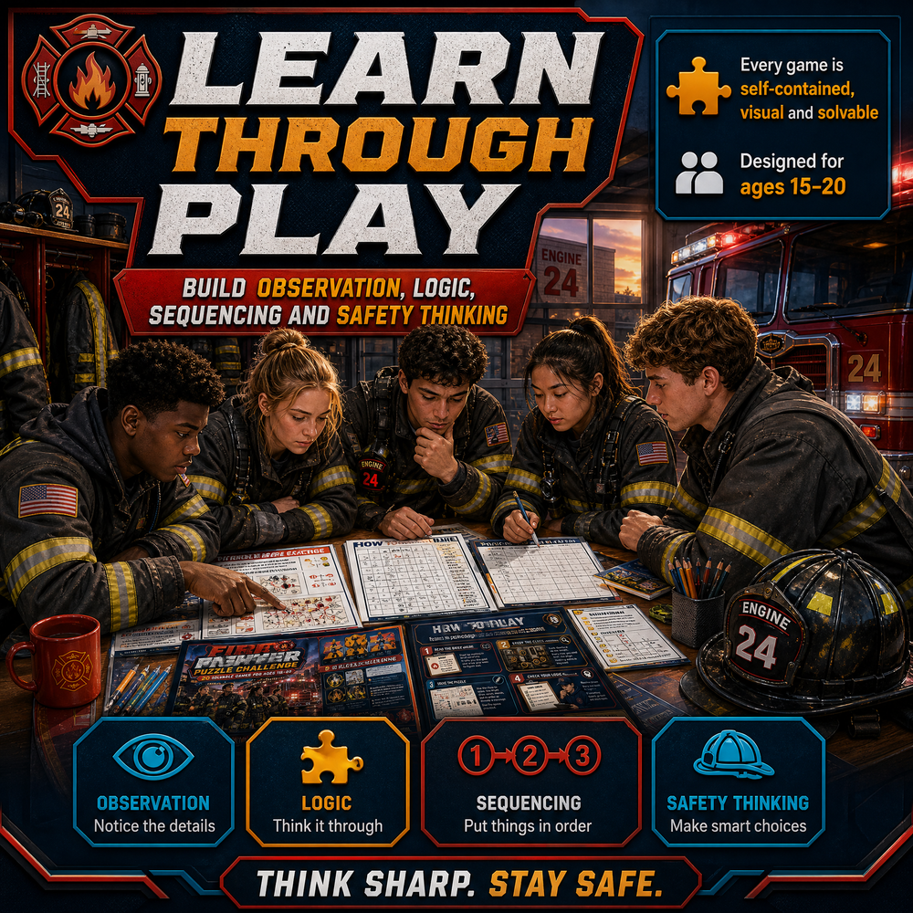 Firefighter Puzzle Collection – Action-Packed Brain Teasers