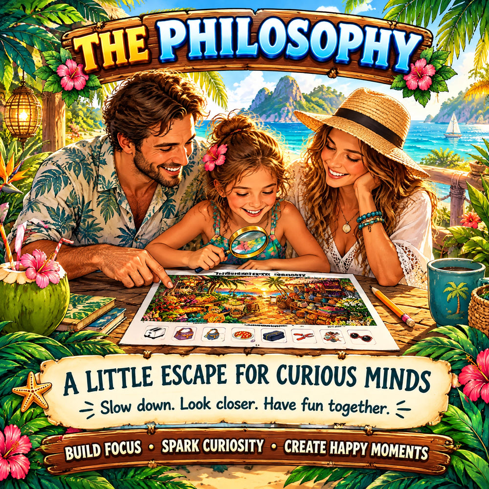 Theme Island Hidden Objects – Tropical Adventure Activity Book