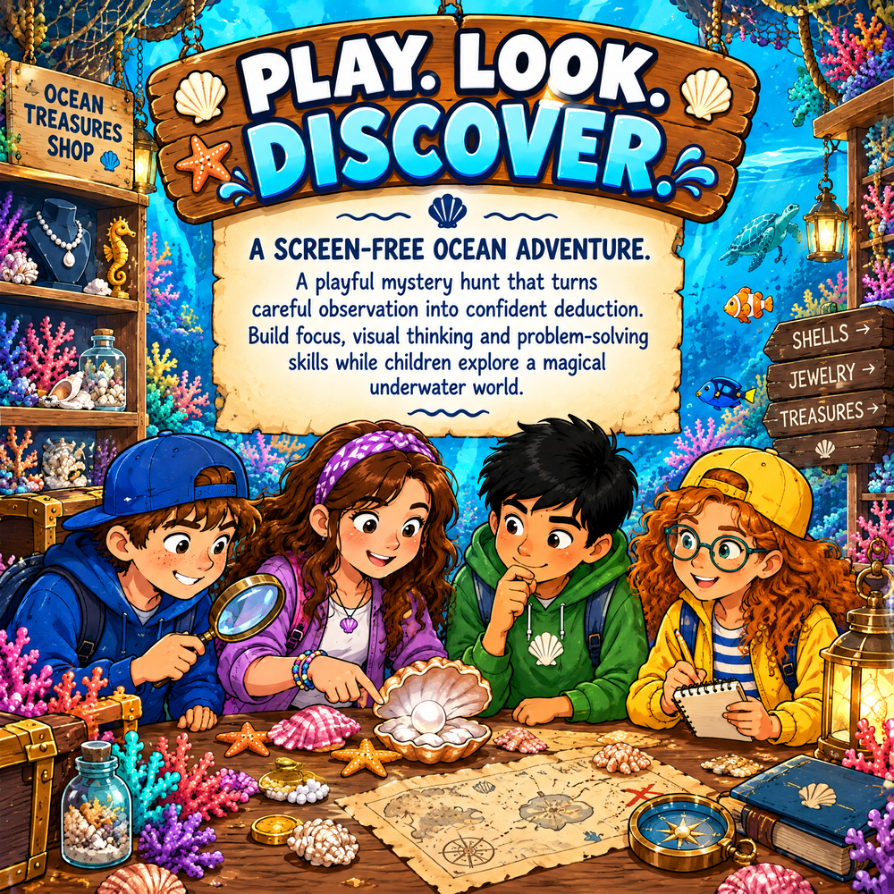 Who Stole the Pearl Necklace? – A Sea Mystery Hunt – Ocean Detective Game