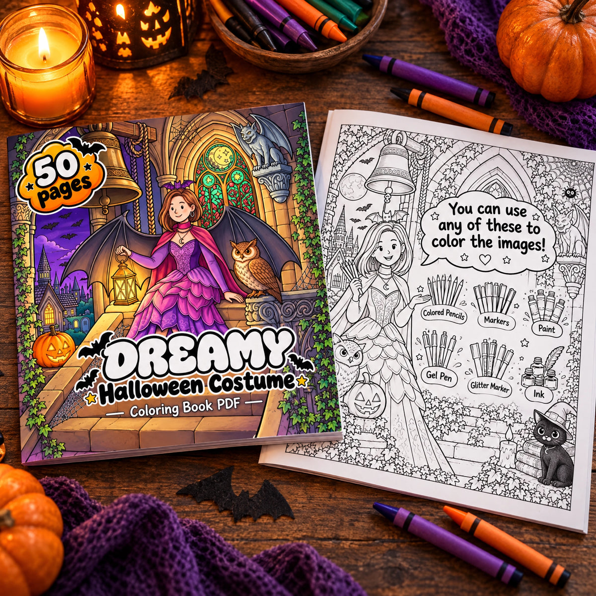 The Halloween Collection  - Coloring Books and Learning Games for Spooky Season