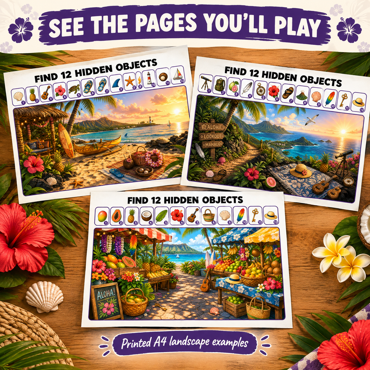 dreamy hawaii hidden objects