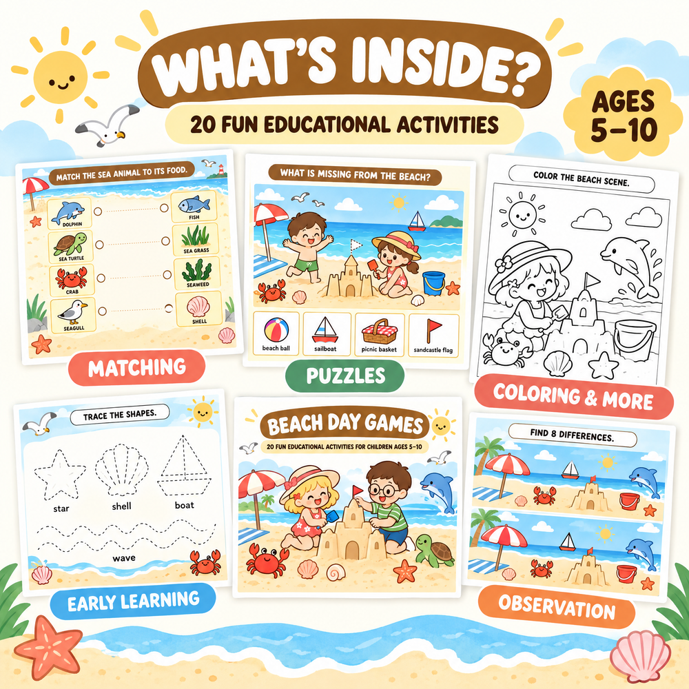 Beach Day  - Where Summer Meets Learning
