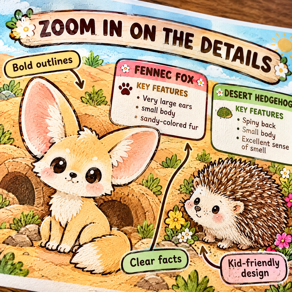 Desert Habitat — Interactive Activity Book for Kids Ages 5–10