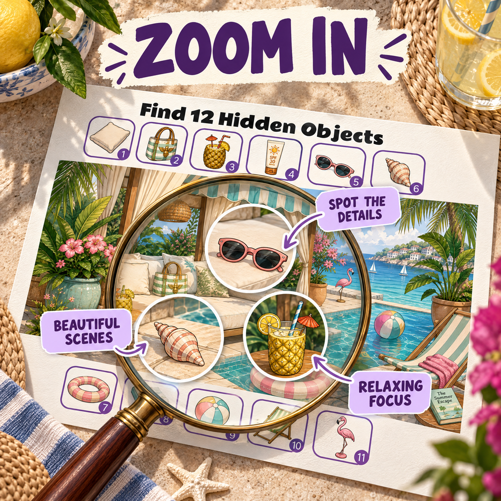 Dreamy Summer Escape – Hidden Objects Game for Kids