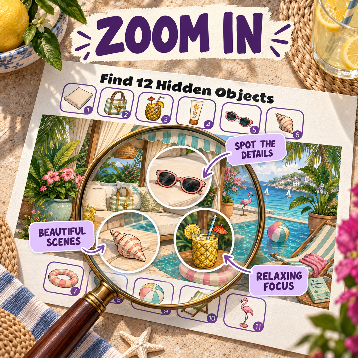 Dreamy Summer Escape – Hidden Objects Game for Kids