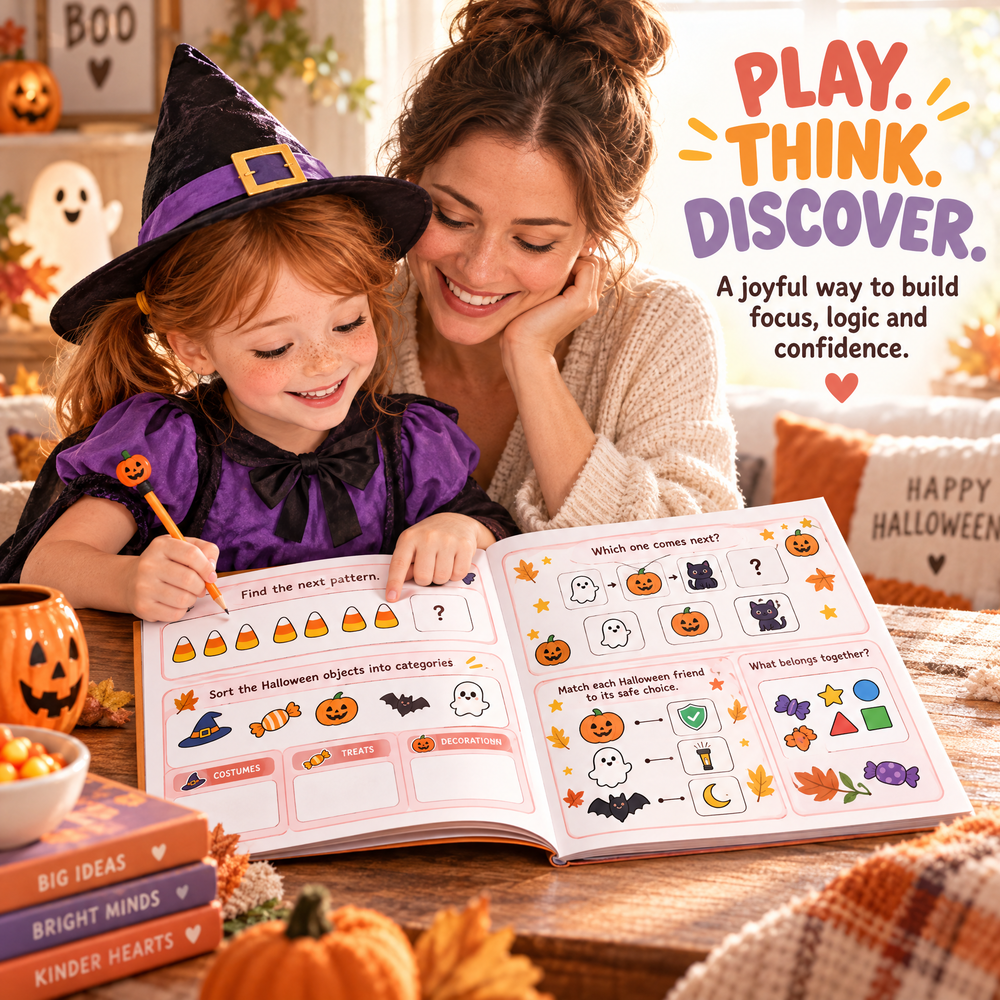 Halloween Game Book: 20 Fun Educational Games