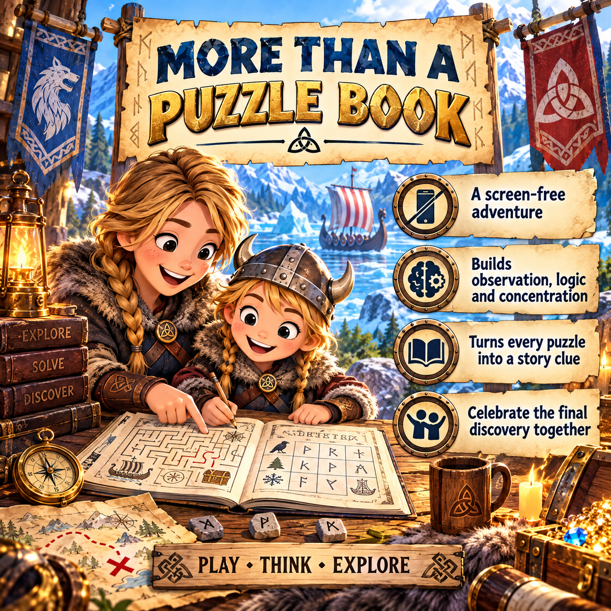 The Viking Treasure Quest – Printable Puzzle Adventure