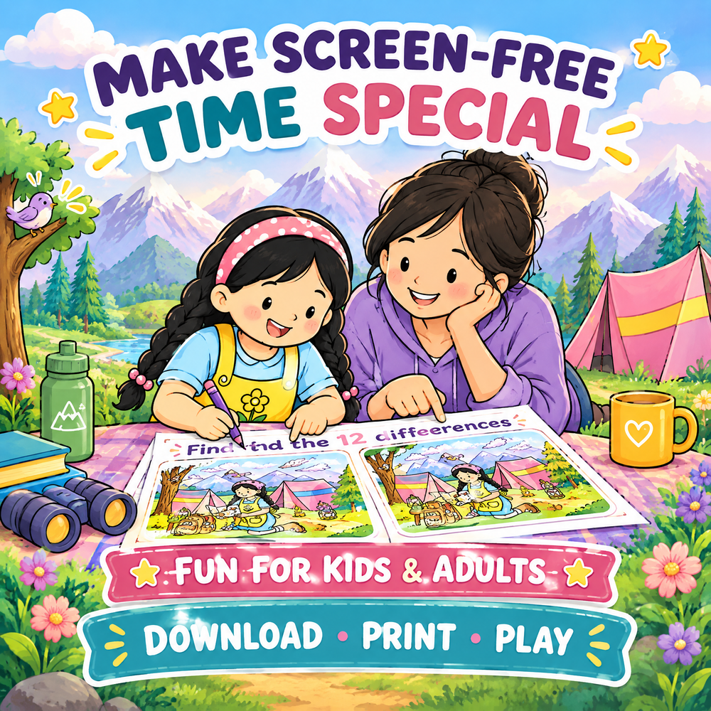 Find the 12 Differences montaine Edition – Printable PDF Activity Book, 30 Pages Find 12 differnce montaine.pdf