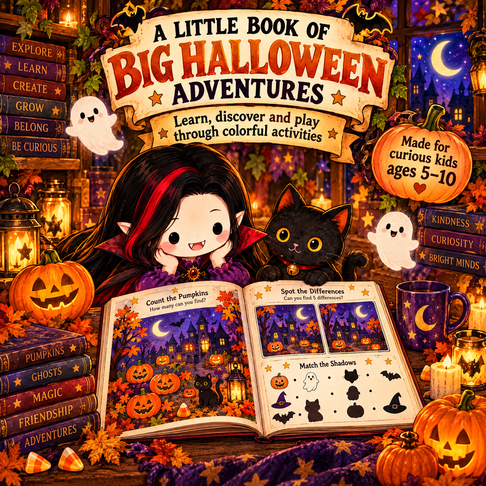 Halloween: Learn, Discover &amp; Play  Where Learning Meets Spooky Adventure!