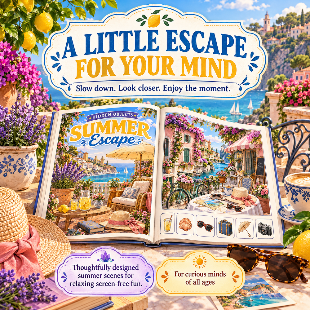Dreamy Summer Escape – Hidden Objects Game for Kids
