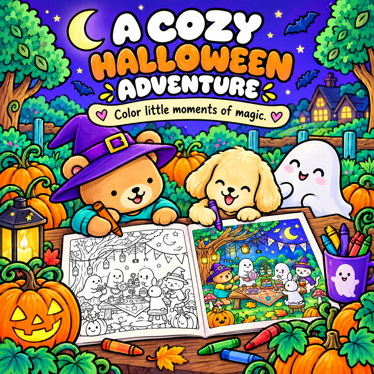 Cozy Dreamy Cute Halloween - Spooky Scenes