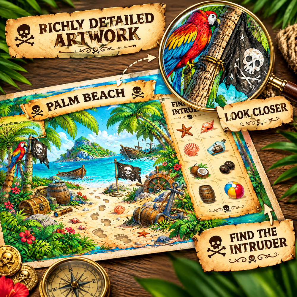 The Lost Captain's Treasure – Printable Adventure Hunt