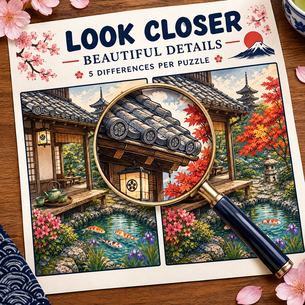 Find the Differences: Dreamy Japan Edition