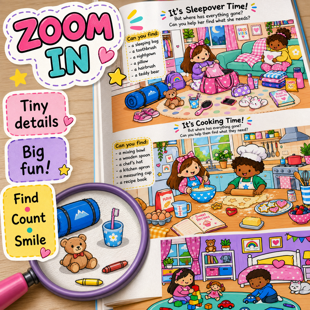 Find & Count: Hidden Objects Activity Book