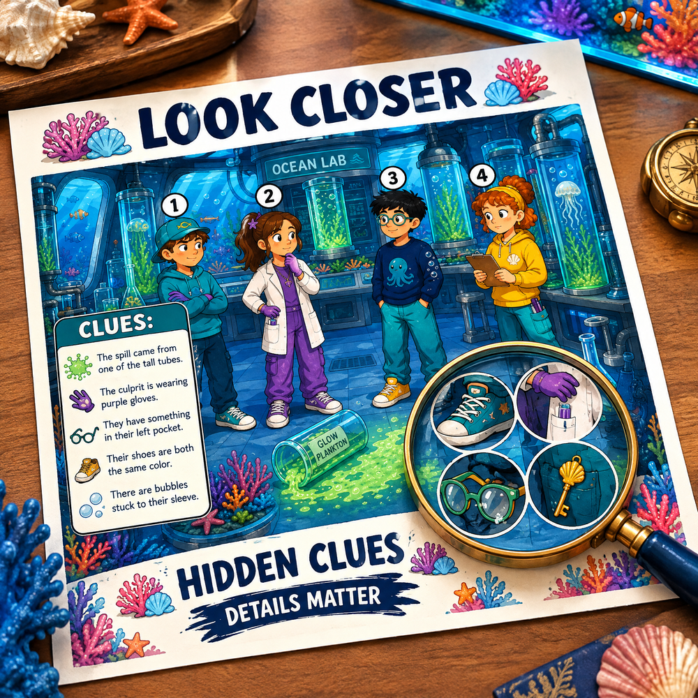 Who Stole the Pearl Necklace? – A Sea Mystery Hunt – Ocean Detective Game