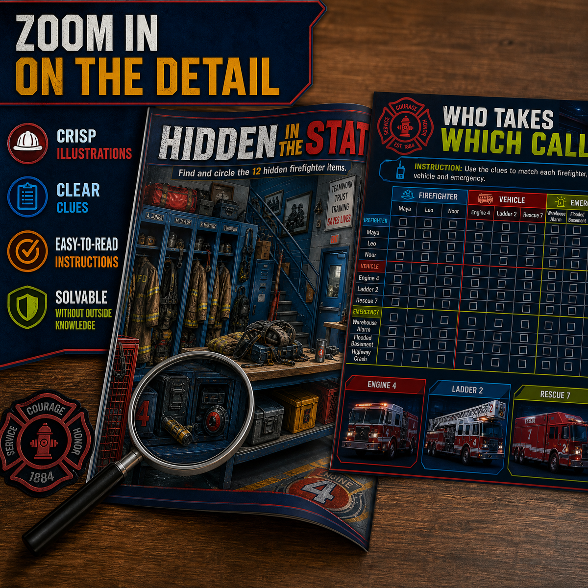 Firefighter Puzzle Collection – Action-Packed Brain Teasers