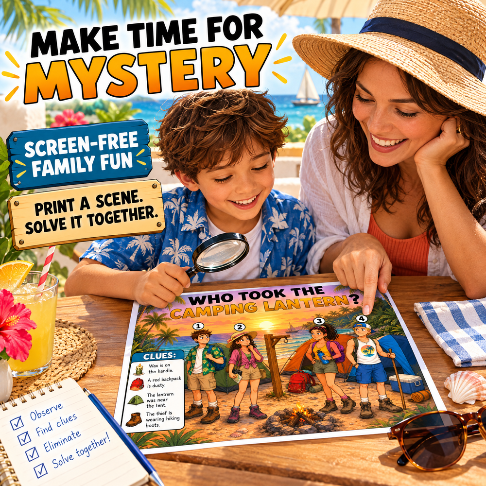 Find the Culprit! – Summer Mystery Puzzle Game