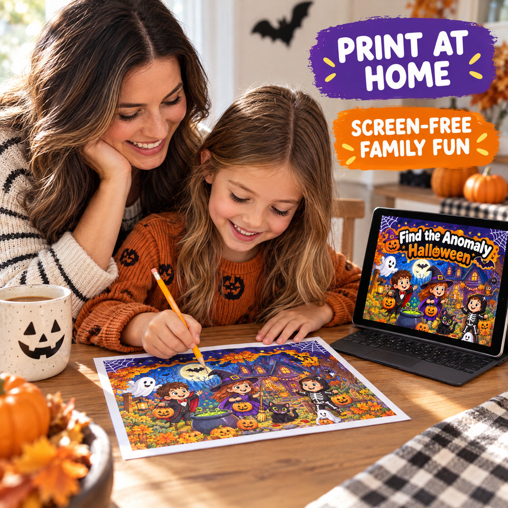 Find Anomalies Halloween Spooky theme