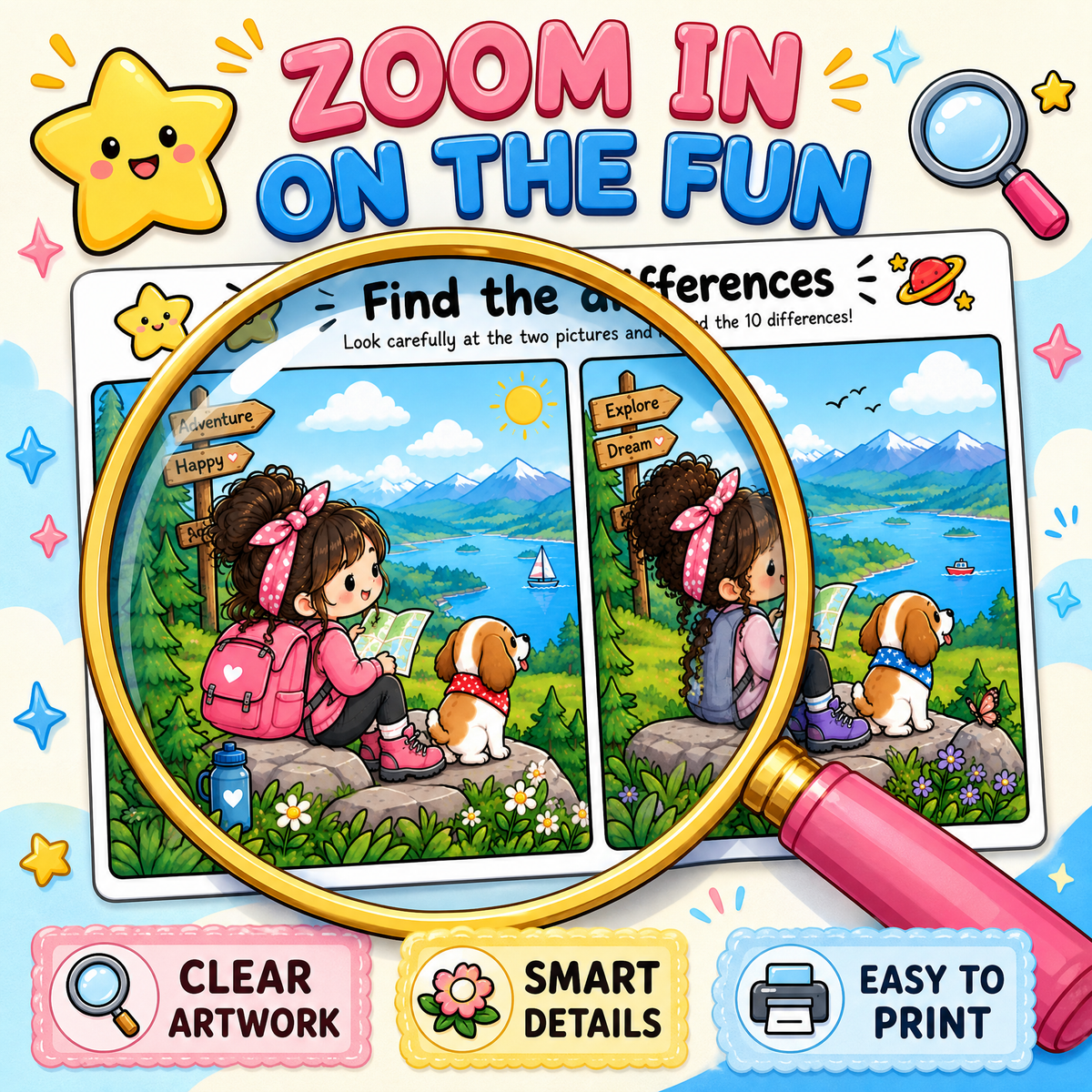 Find the Differences – Interactive Visual Game