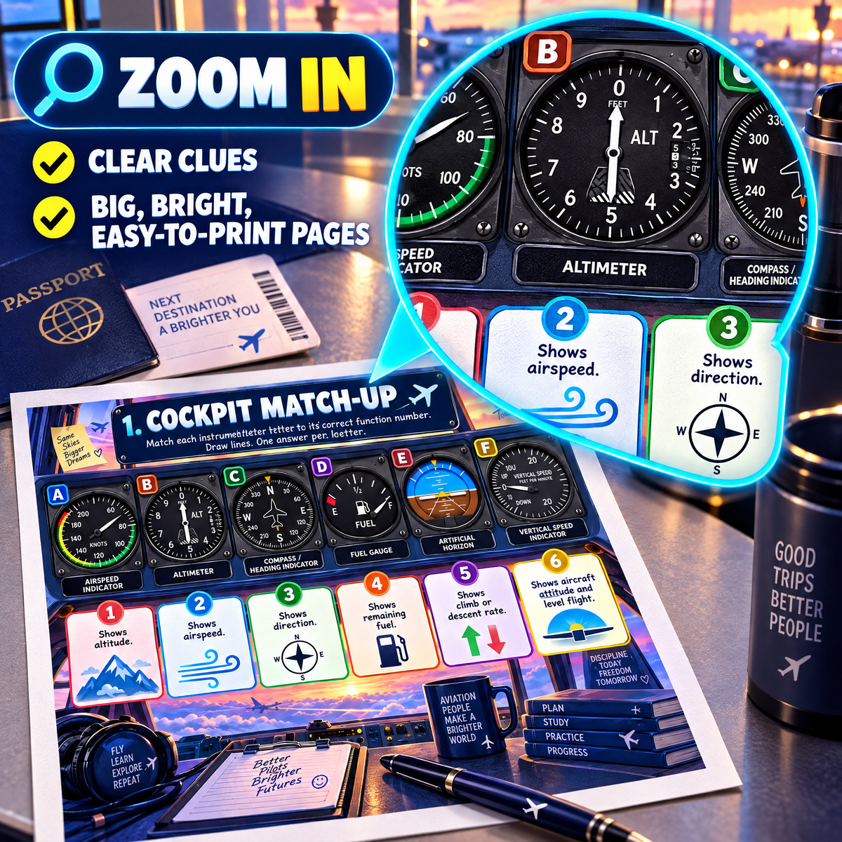Airline Pilot - Plan, Solve, Explore, Think Higher