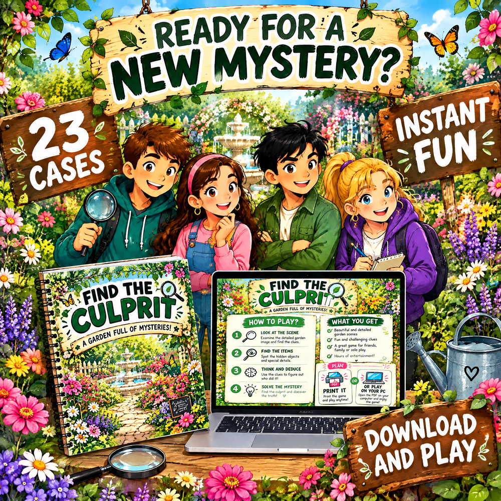 Find the Culprit: Garden Mystery