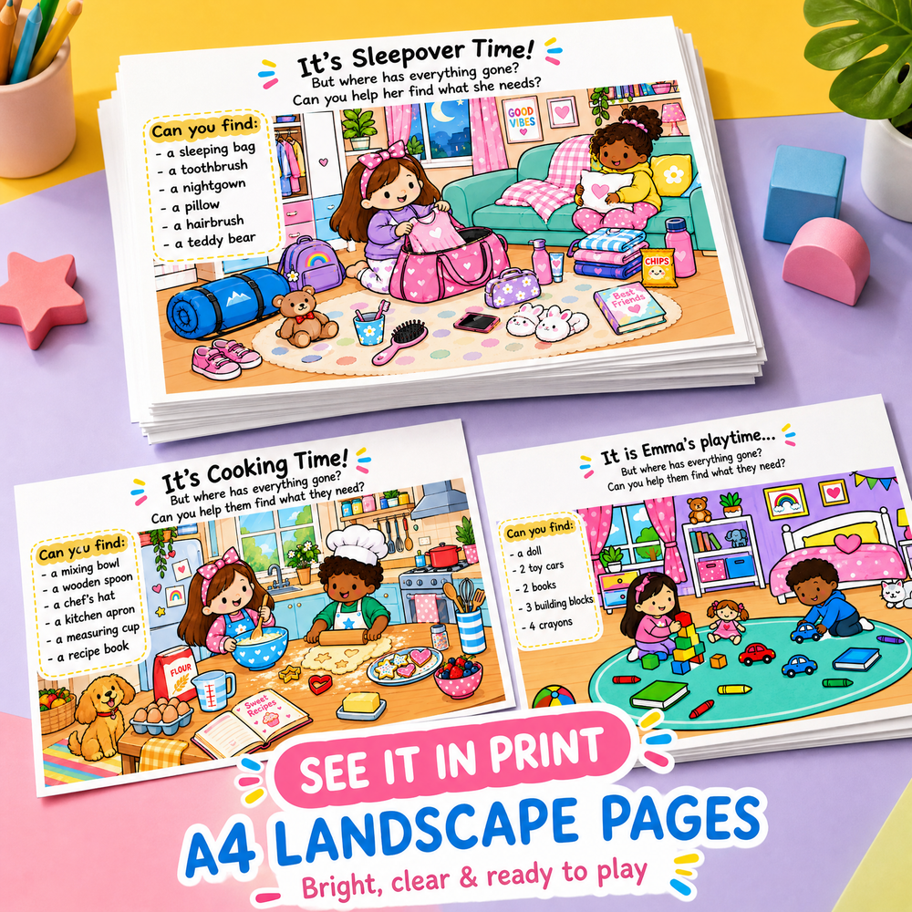 Find & Count: Hidden Objects Activity Book