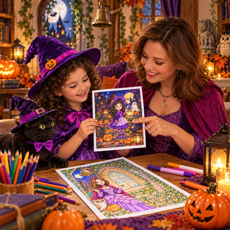 The Halloween Collection  - Coloring Books and Learning Games for Spooky Season - real life photo 8