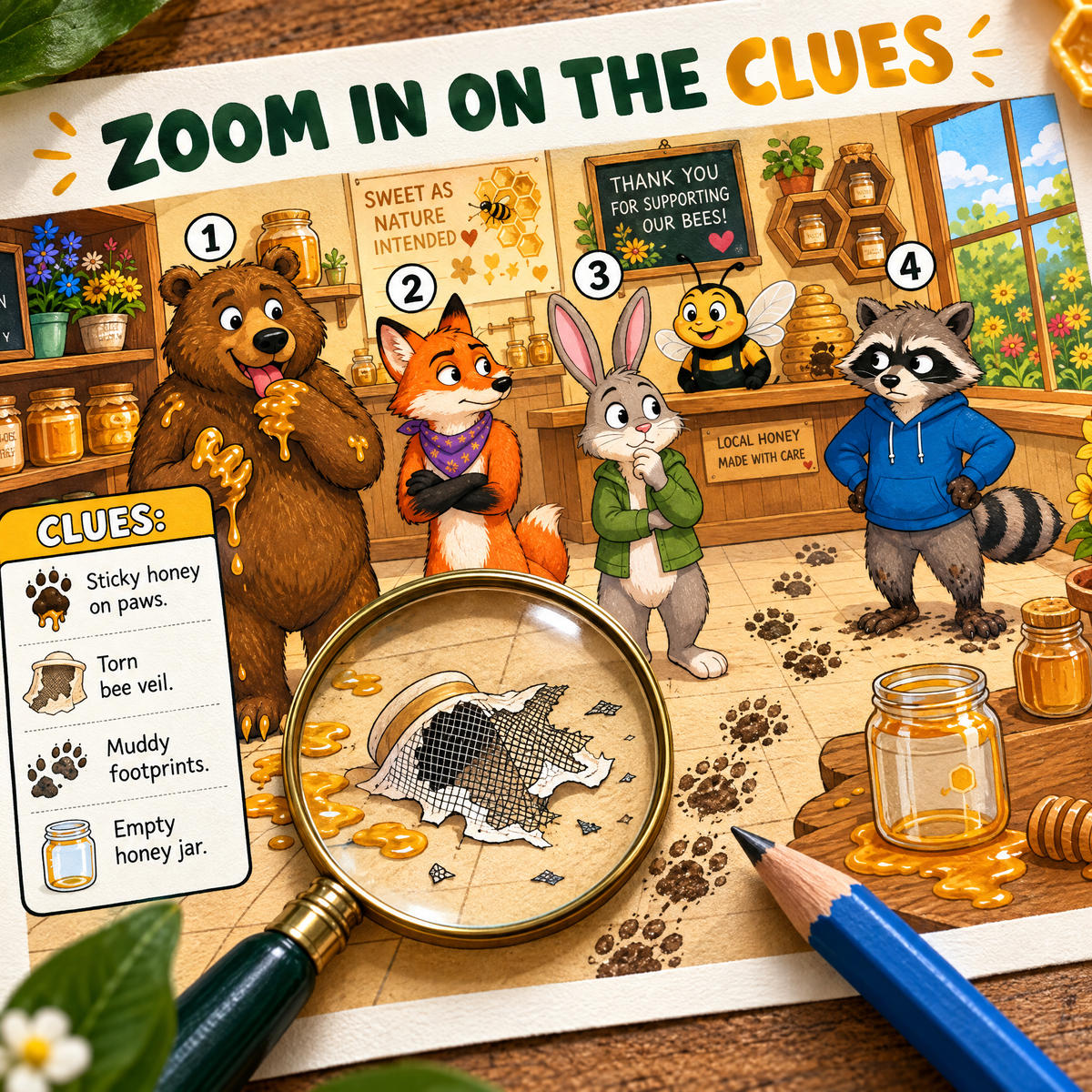 Animal Mystery Games Find the Culprit