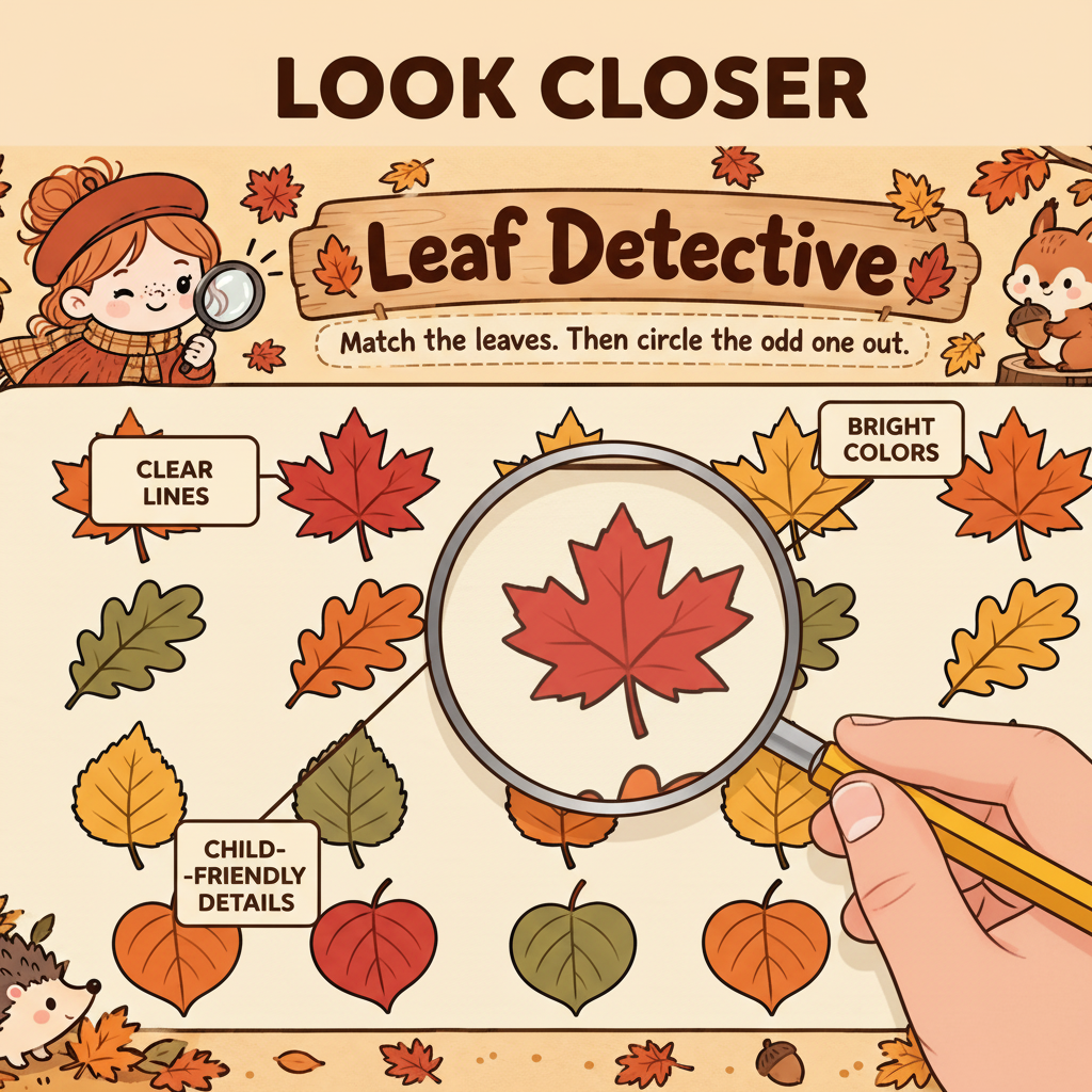 Autumn: Learn, Discover &amp; Play  Explore Autumn Through Counting, Matching, Patterns and Logic