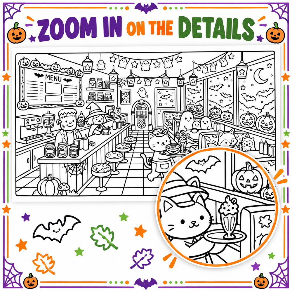Cozy Dreamy Cute Halloween - Spooky Scenes