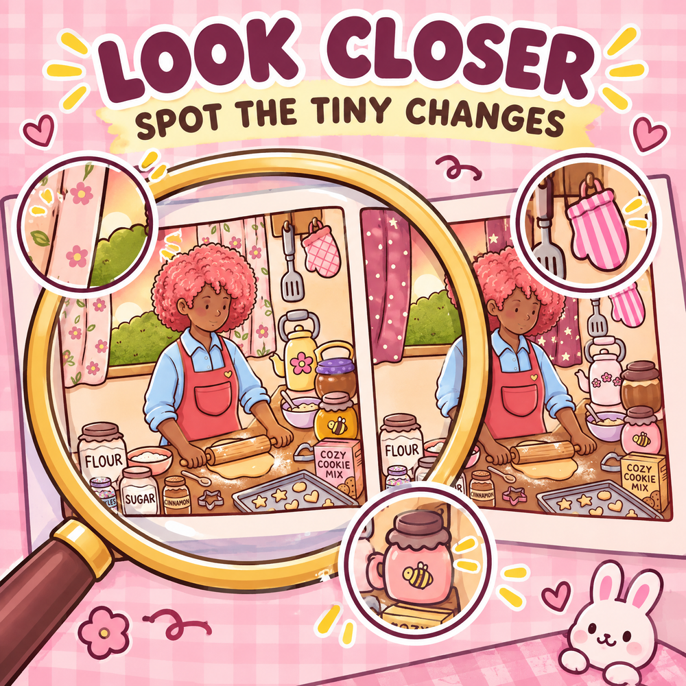 Find 12 Differences – Cozy Home Edition Puzzle Book