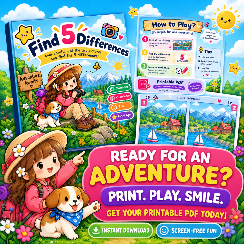 Find the Differences – Interactive Visual Game