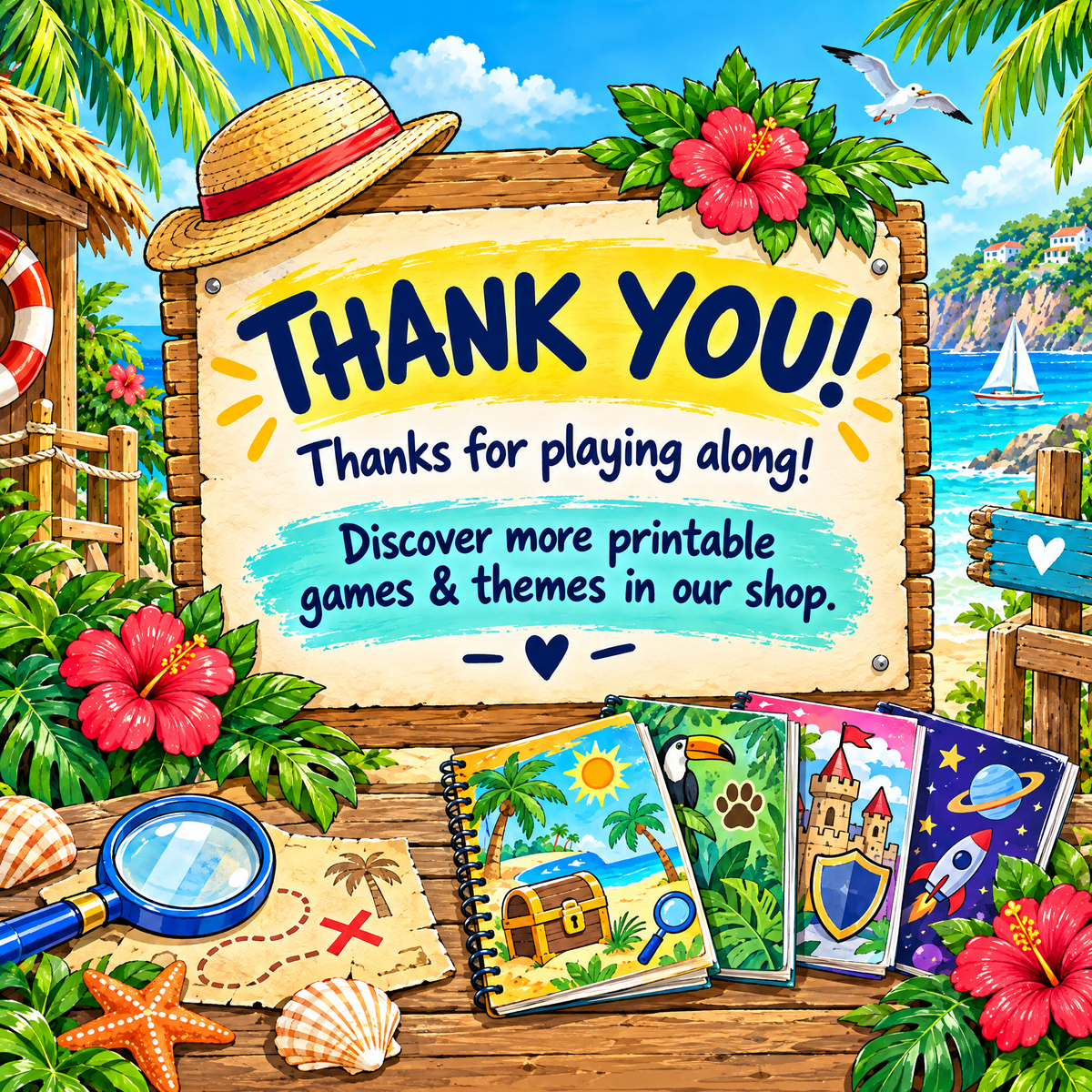 Find the Culprit! – Summer Mystery Puzzle Game