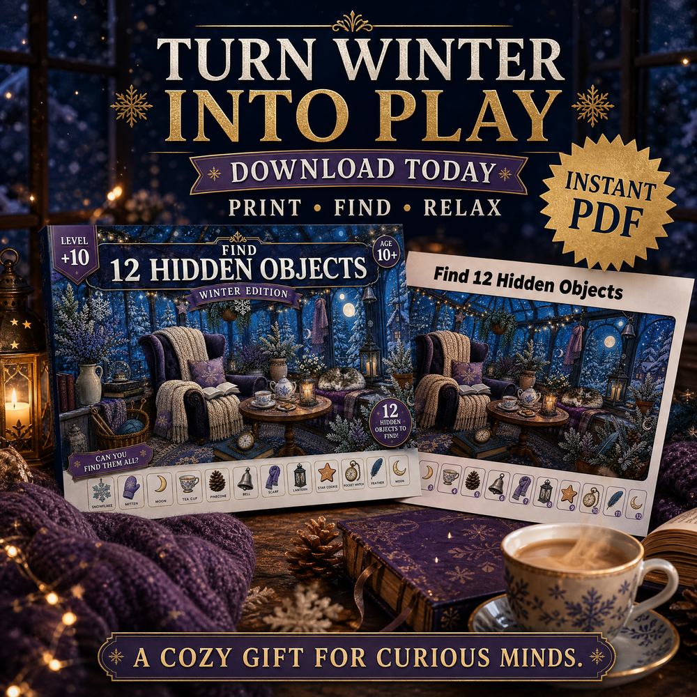 Find 12 Hidden Objects: Dreamy Winter Edition