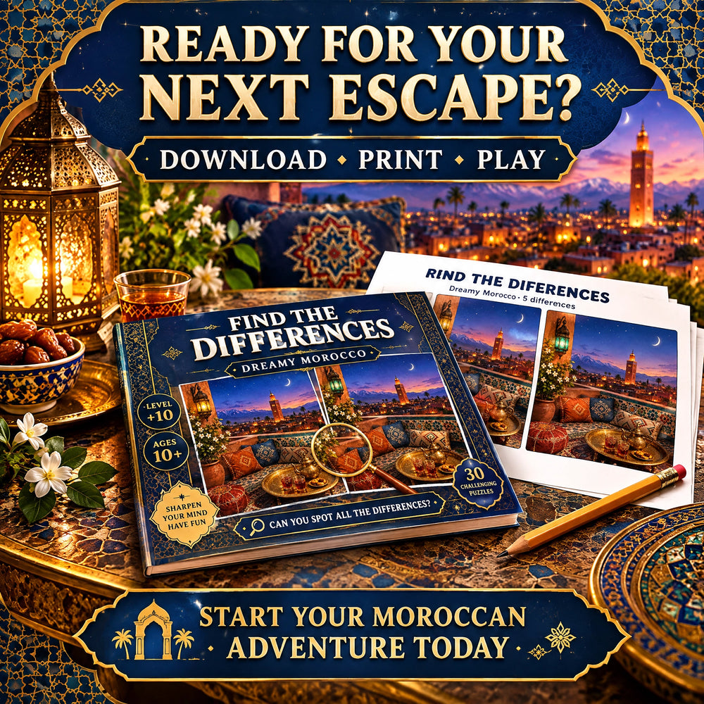 Find the Differences: Dreamy Morocco