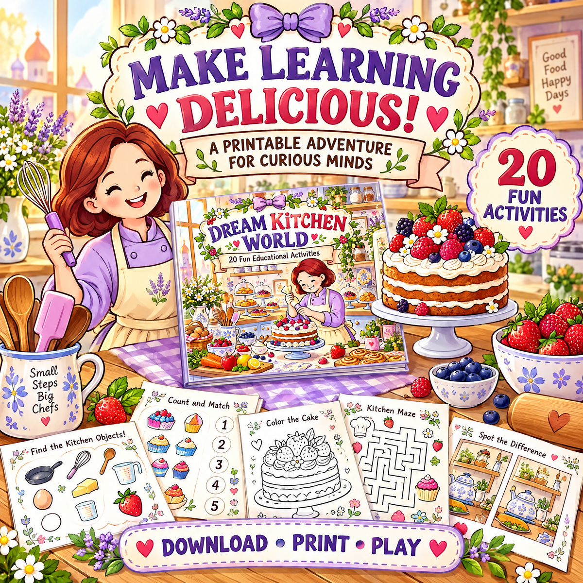 Dream Kitchen World – 20 Fun Educational Activities