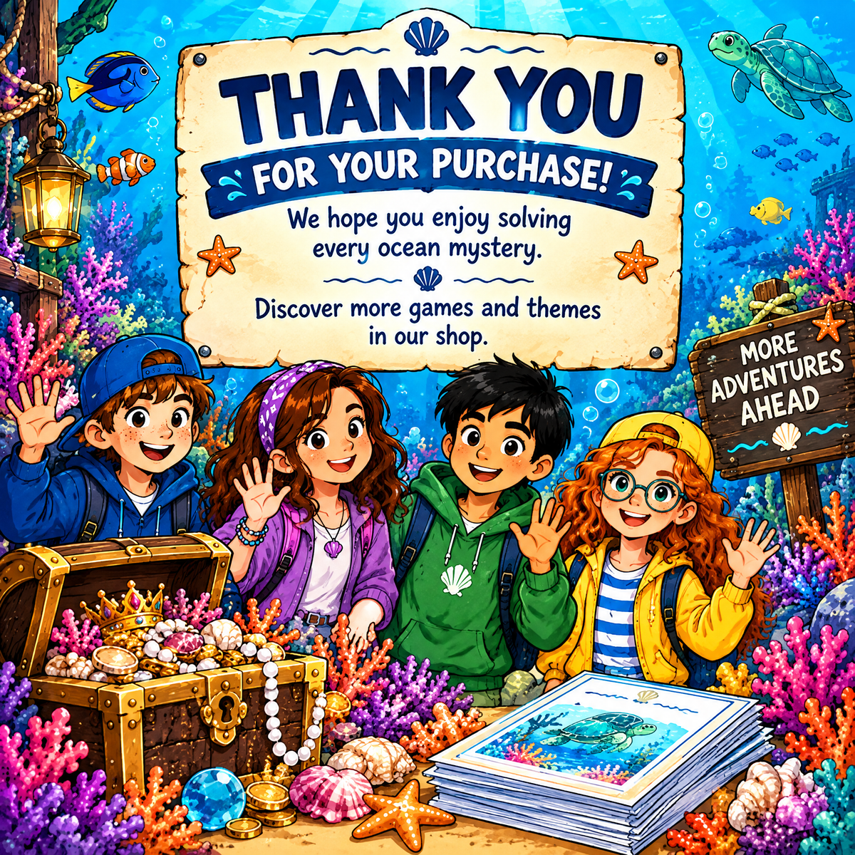 Who Stole the Pearl Necklace? – A Sea Mystery Hunt – Ocean Detective Game