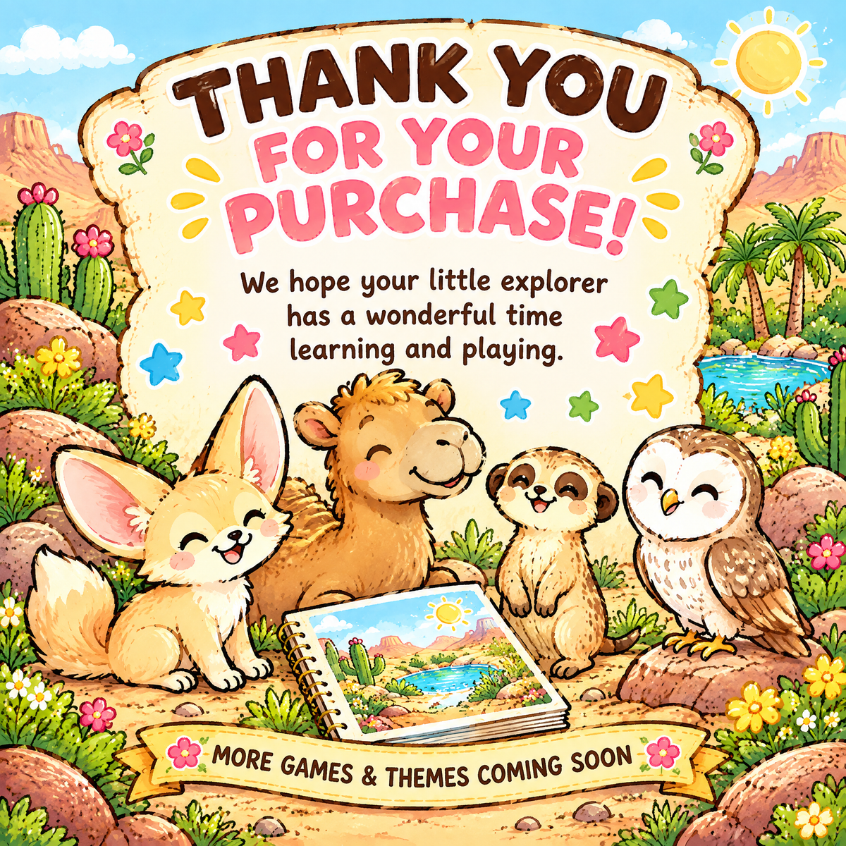 Desert Habitat — Interactive Activity Book for Kids Ages 5–10