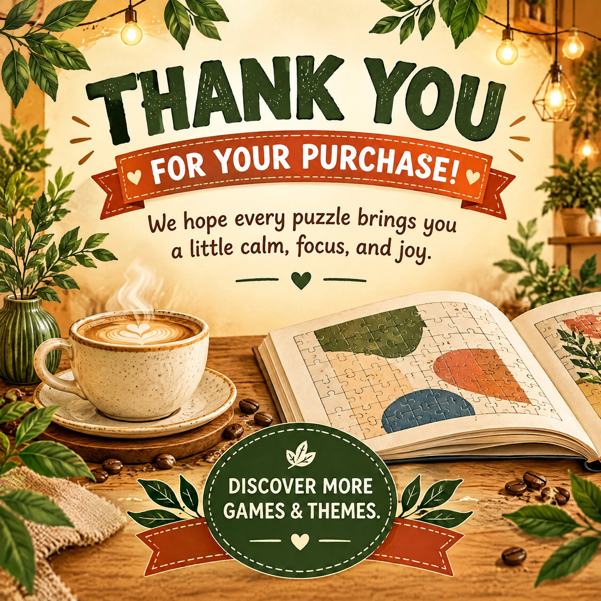 Find the Differences – Dreamy Café Edition Puzzle Book