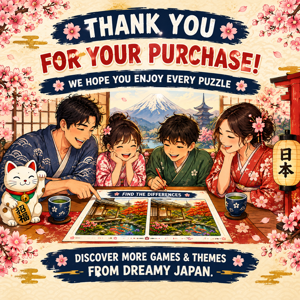 Find the Differences: Dreamy Japan Edition