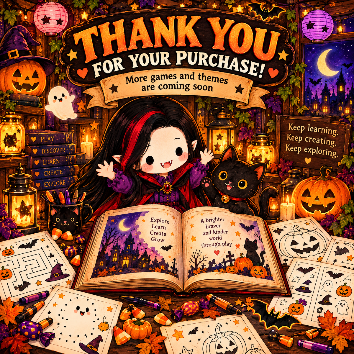 Halloween: Learn, Discover &amp; Play  Where Learning Meets Spooky Adventure!
